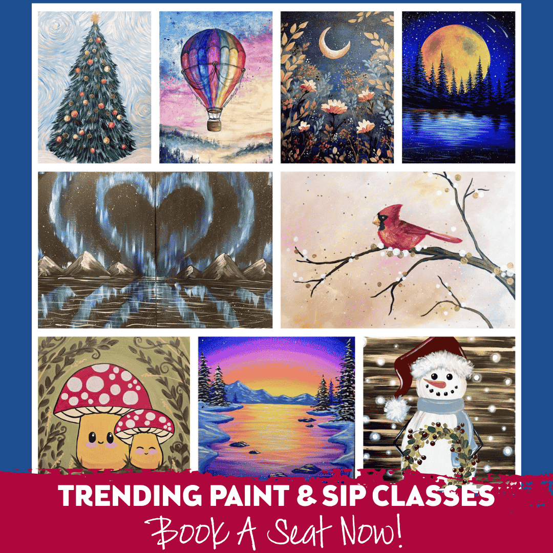 November Paint & Sip Classes at Pinot’s Palette Kenwood!